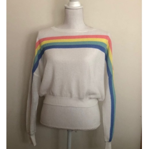 Pastel Rainbow Sweater - Picture 2 of 2